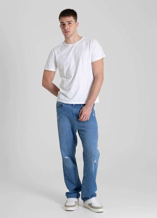 Sawary - Calça Jeans Sawary Baggy - 280496 Azul 2