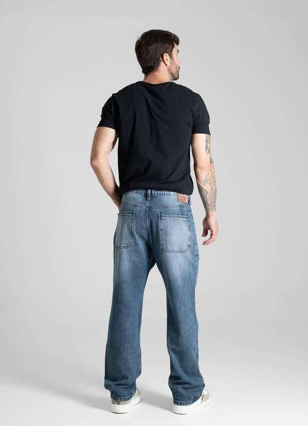 Sawary - Calça Jeans Sawary Baggy - 281048 Azul 4