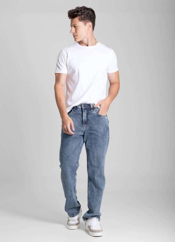 Sawary - Calça Jeans Sawary Baggy - 282016 Azul 2