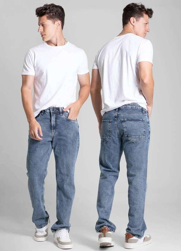 Sawary - Calça Jeans Sawary Baggy - 282016 Azul 6