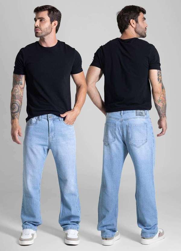 Sawary - Calça Jeans Sawary Baggy - 282115 Azul 6