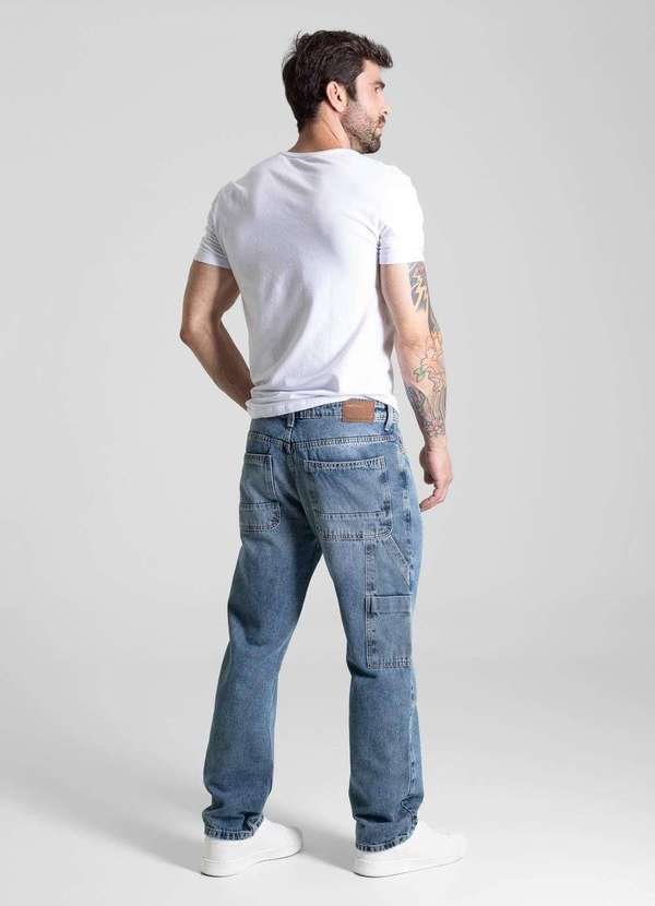 Sawary - Calça Jeans Sawary Relaxed - 281561 Azul 4