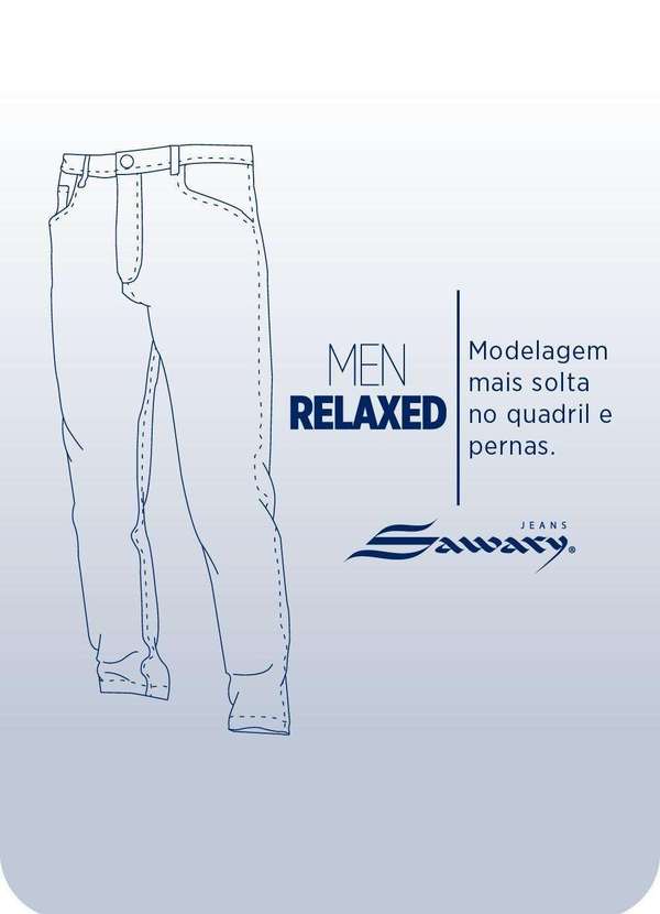 Sawary - Calça Jeans Sawary Relaxed - 281561 Azul 7