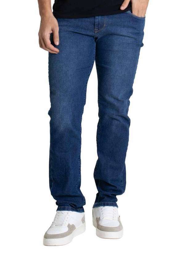 Sawary - Calça Jeans Sawary Reta - 280020 Azul