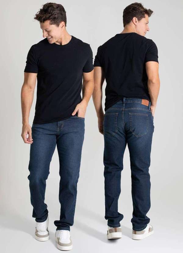 Sawary - Calça Jeans Sawary Reta - 280146 Azul 5