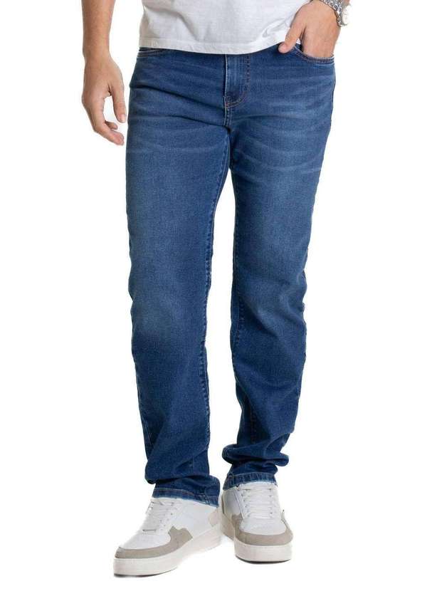 Sawary - Calça Jeans Sawary Reta - 280195 Azul