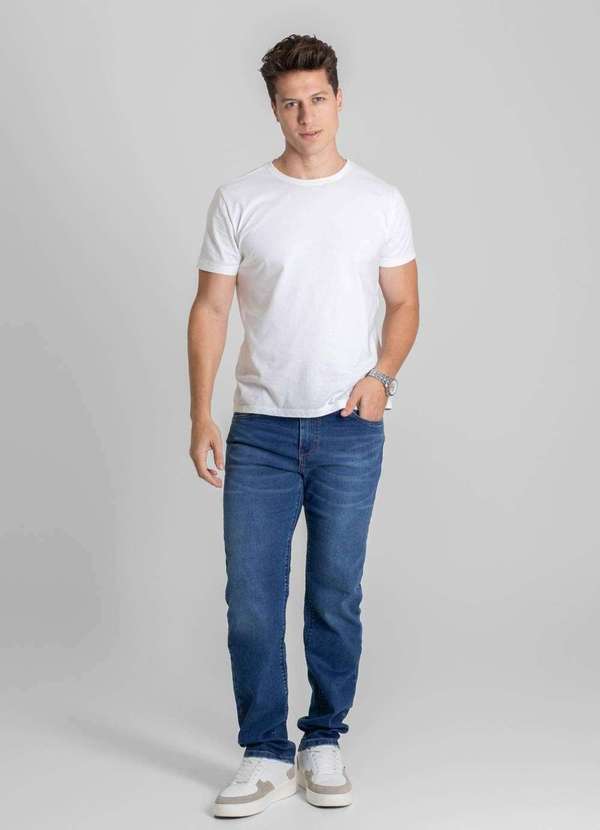 Sawary - Calça Jeans Sawary Reta - 280195 Azul 6