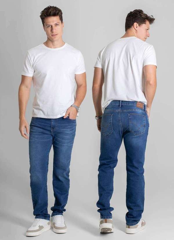 Sawary - Calça Jeans Sawary Reta - 280195 Azul 2