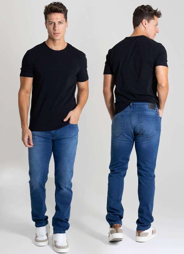 Sawary - Calça Jeans Sawary Reta - 280286 Azul 6