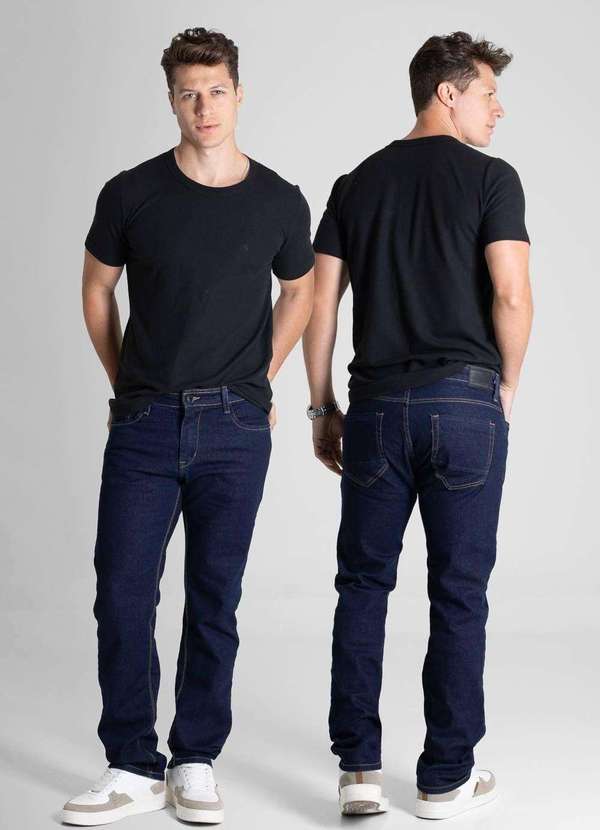 Sawary - Calça Jeans Sawary Reta - 280791 Azul 2