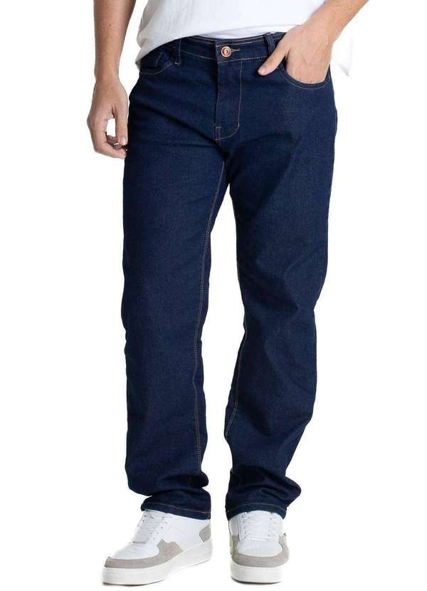 Sawary - Calça Jeans Sawary Reta - 280821 Azul
