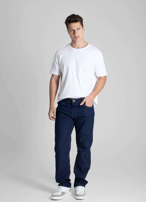 Sawary - Calça Jeans Sawary Reta - 280821 Azul 2