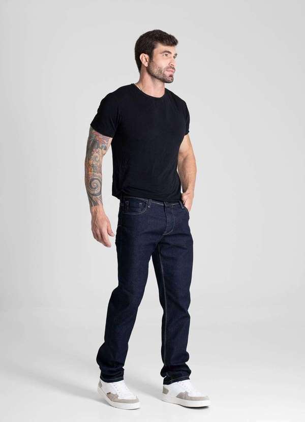 Sawary - Calça Jeans Sawary Reta - 280894 Azul 3