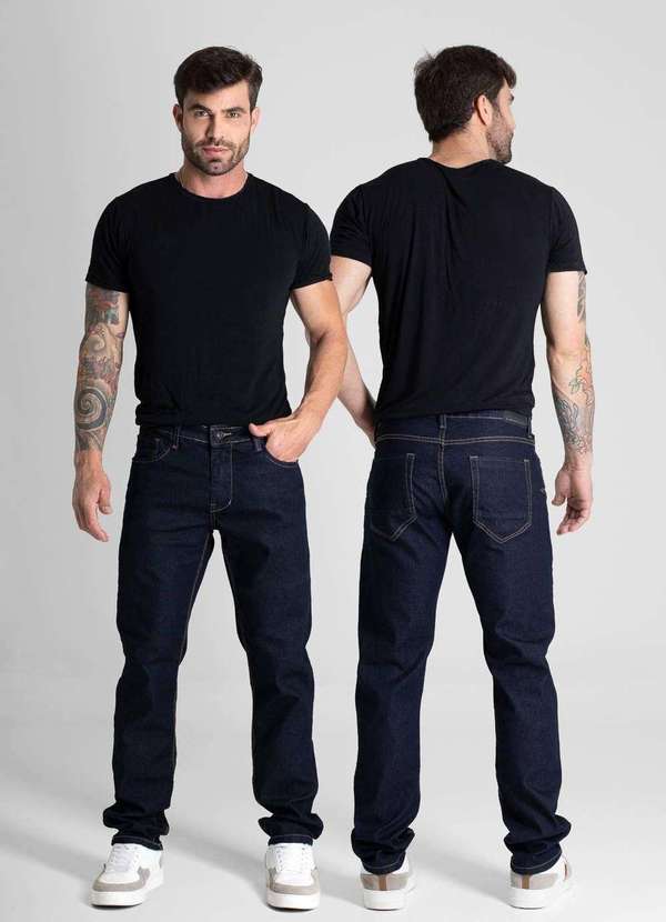 Sawary - Calça Jeans Sawary Reta - 280894 Azul 6