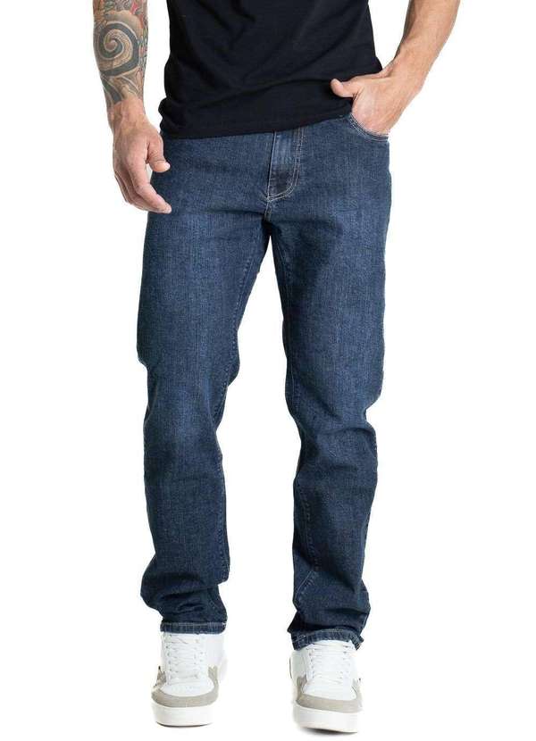 Sawary - Calça Jeans Sawary Reta - 280990 Azul