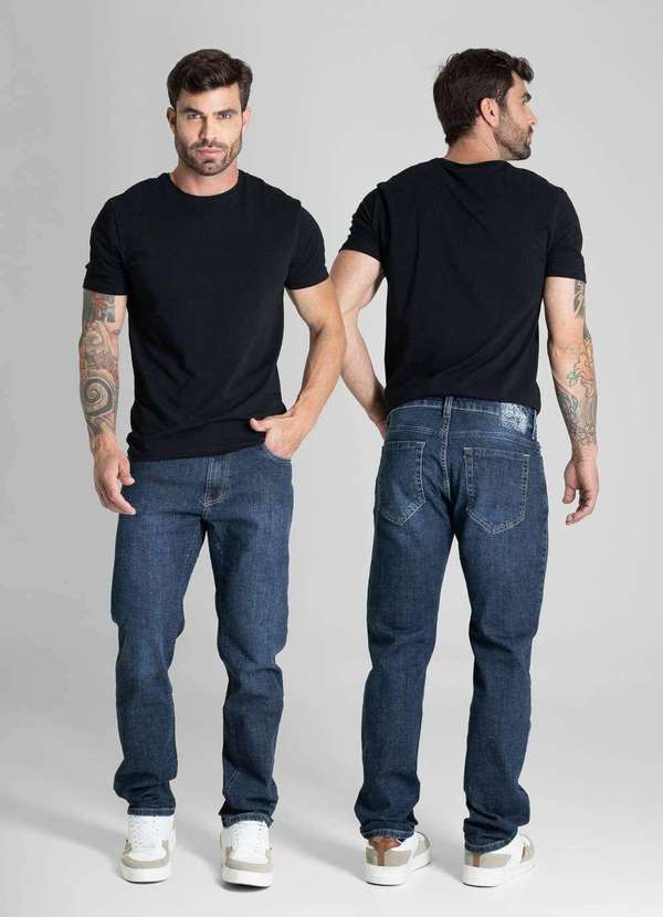 Sawary - Calça Jeans Sawary Reta - 280990 Azul 6