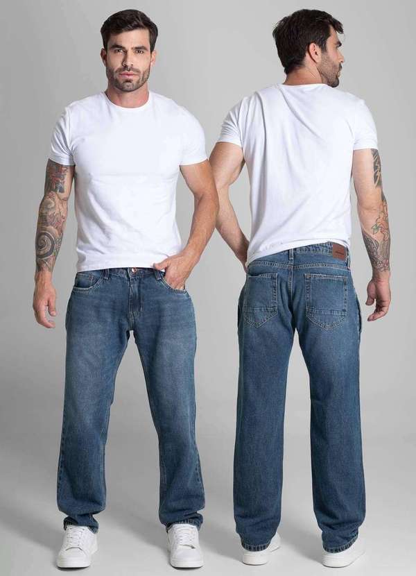 Sawary - Calça Jeans Sawary Reta - 281556 Azul 6