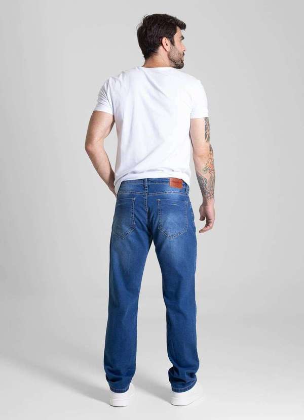 Sawary - Calça Jeans Sawary Reta - 281820 Azul 4