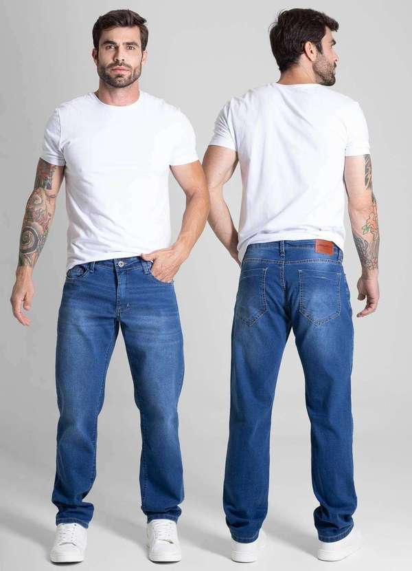 Sawary - Calça Jeans Sawary Reta - 281820 Azul 6