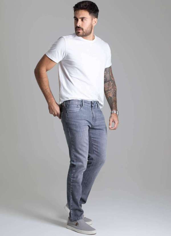 Sawary - Calça Jeans Sawary Slim - 278132 Cinza 3