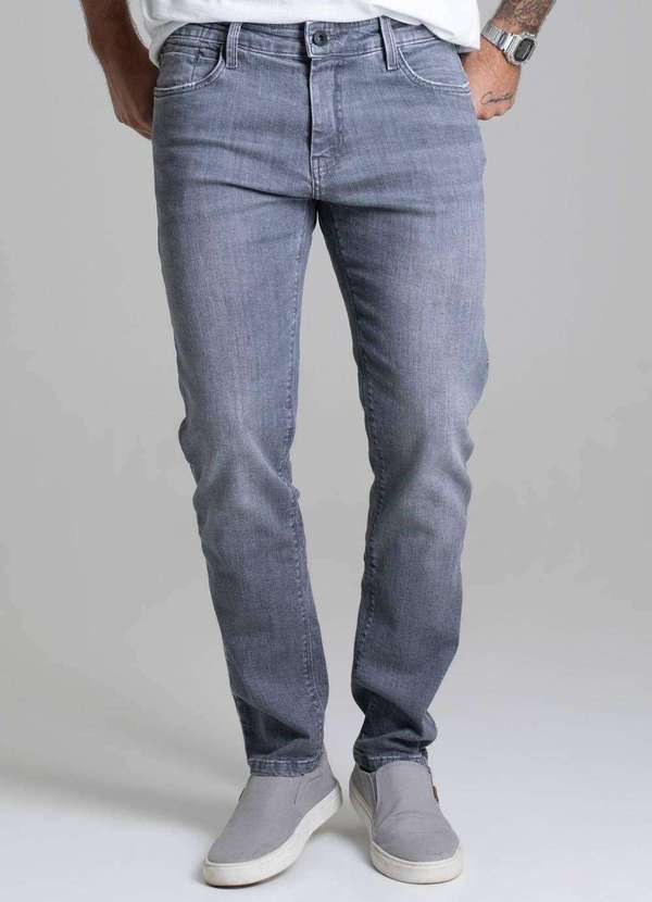 Sawary - Calça Jeans Sawary Slim - 278132 Cinza 5
