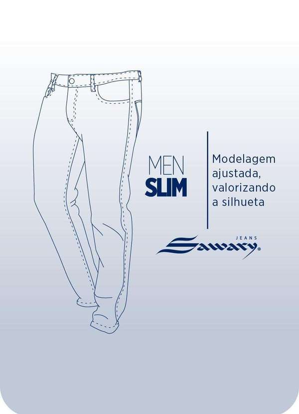Sawary - Calça Jeans Sawary Slim - 280776 Azul 7