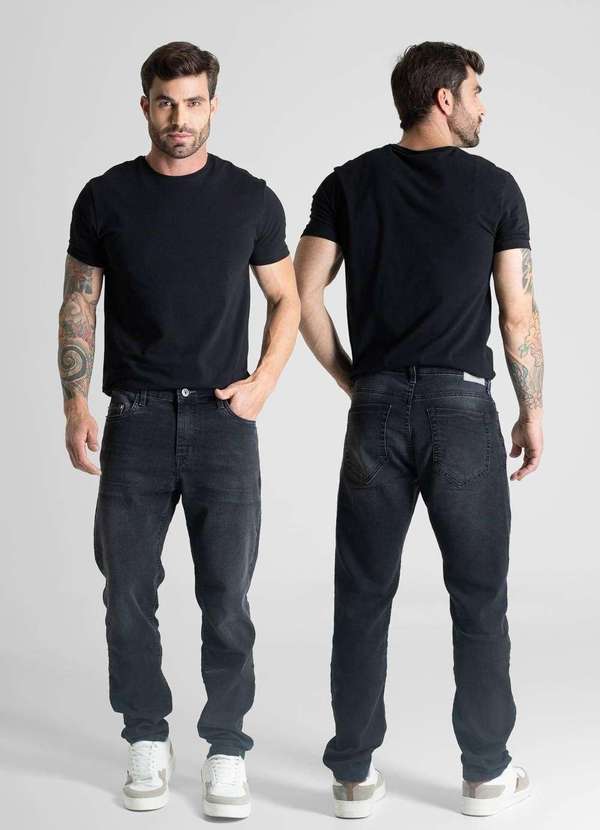 Sawary - Calça Jeans Sawary Slim - 281056 Preto 6