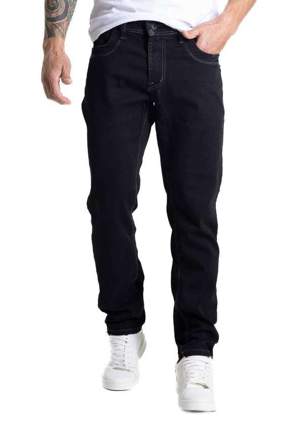 Sawary - Calça Jeans Sawary Slim - 281555 Preto