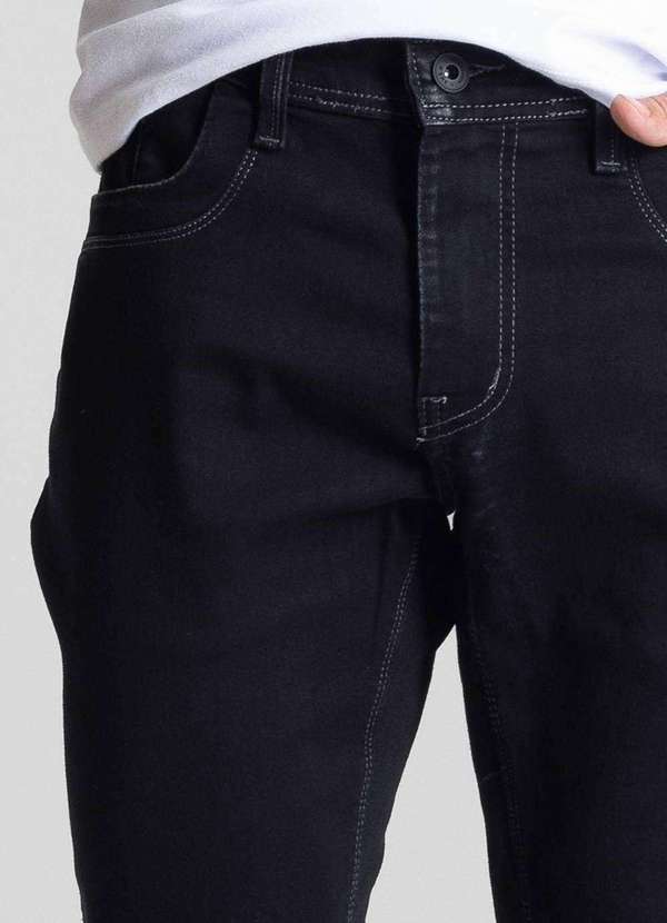 Sawary - Calça Jeans Sawary Slim - 281555 Preto 5