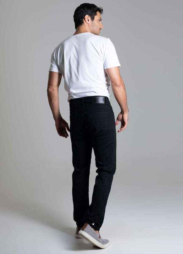 Sawary - Calça Sarja Sawary Skinny - 264076 Preto 4