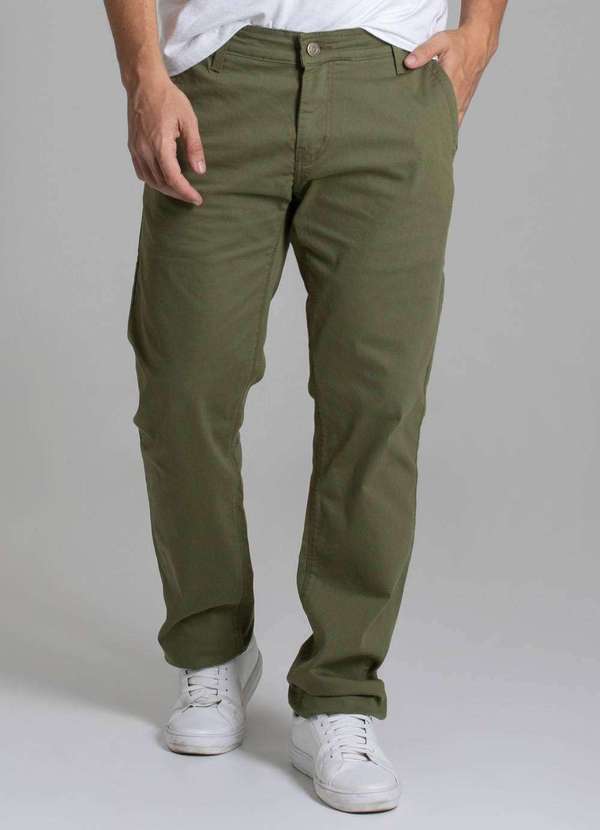 Sawary - Calça Sarja Sawary Skinny - 276817 Verde 5