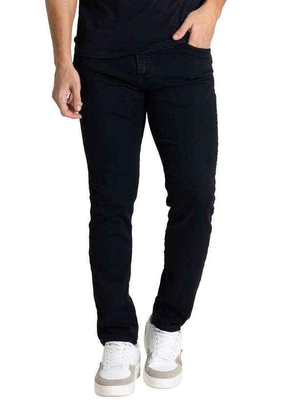 Sawary - Calça Sarja Sawary Slim - 280260 Preto