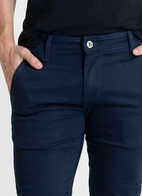 Sawary - Calça Sarja Sawary Slim - 280538 Azul 5