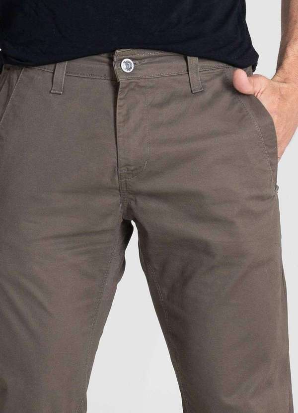 Sawary - Calça Sarja Sawary Slim - 280556 Verde 5