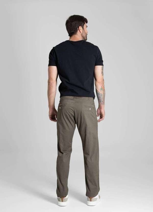 Sawary - Calça Sarja Sawary Slim - 280956 Verde 4