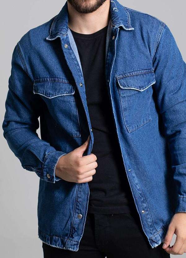 Sawary - Jaqueta Jeans Sawary - 273270 Azul 5