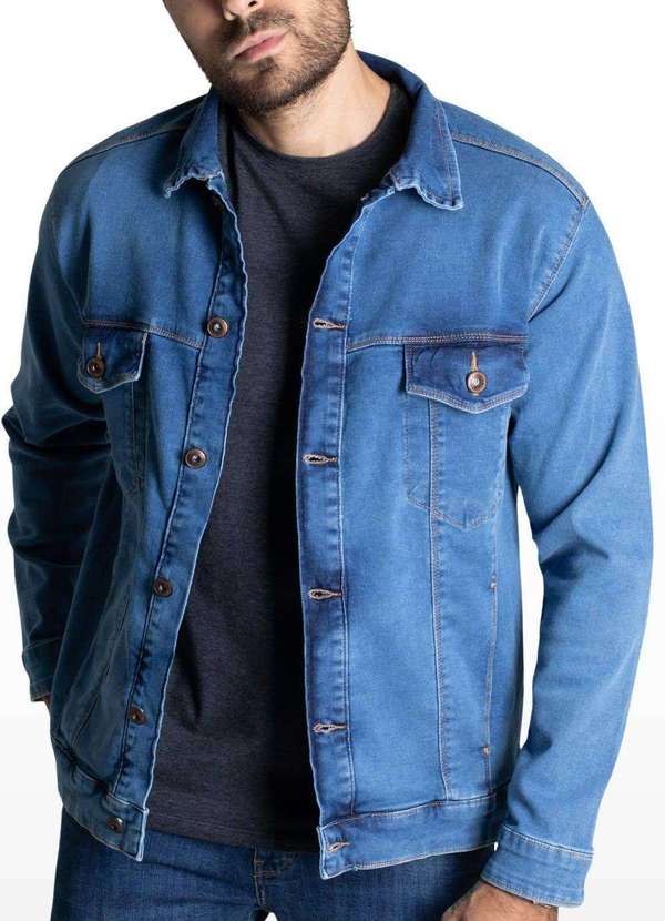 Sawary - Jaqueta Jeans Sawary - 276609 Azul