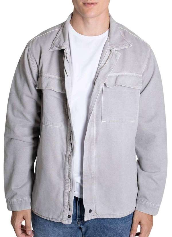 Sawary - Jaqueta Sarja Sawary - 279448 Cinza