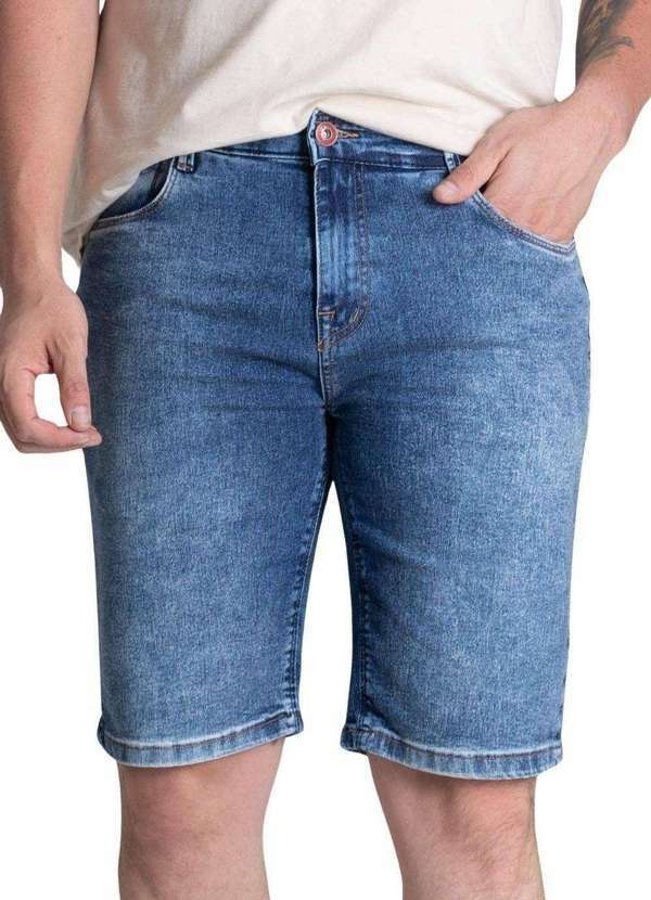 Sawary - Bermuda Jeans Sawary - 278216 Azul