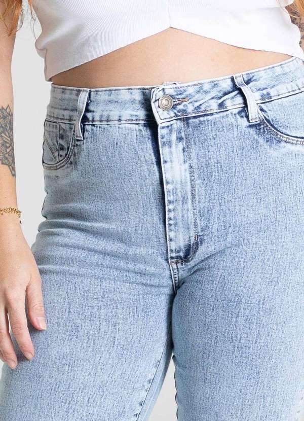 Sawary - Calça Jeans Sawary Cigarrete Plus Size - 281525 Azul 5
