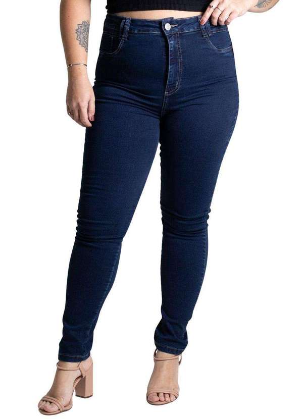 Sawary - Calça Jeans Sawary Plus Size - 276896 Azul