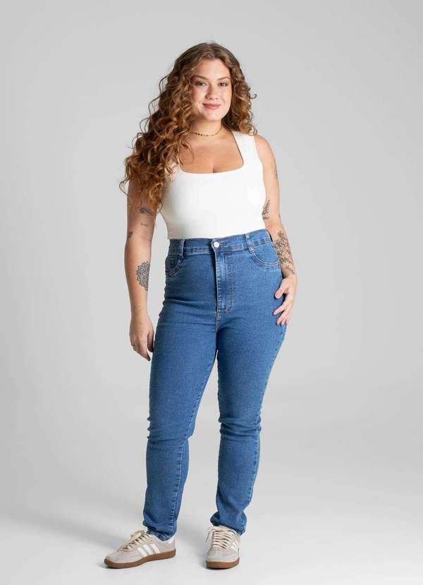 Sawary - Calça Jeans Sawary Plus Size - 280945 Azul 2