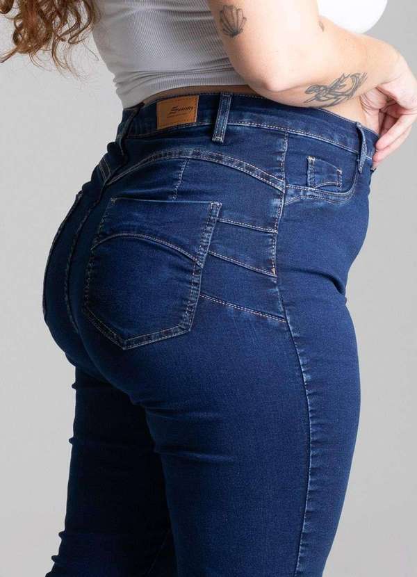 Sawary - Calça Jeans Sawary Plus Size Azul 5
