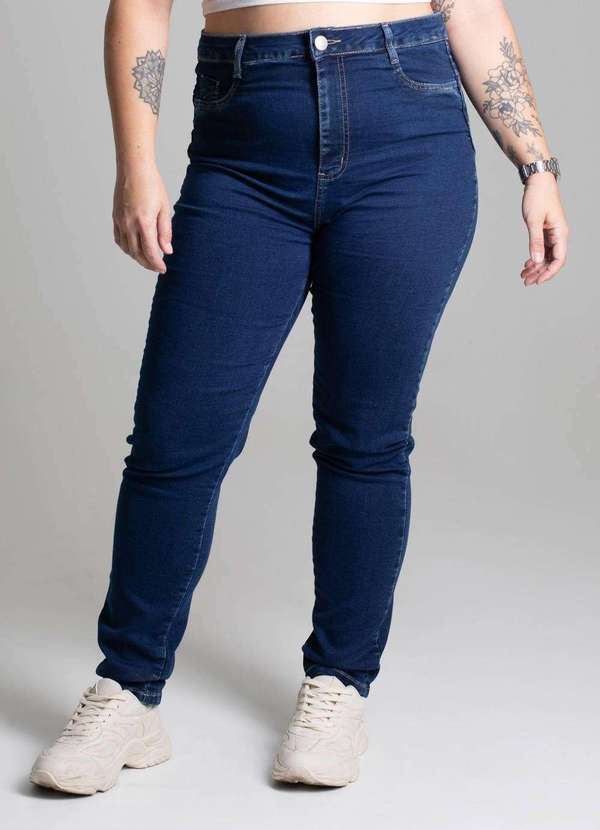 Sawary - Calça Jeans Sawary Plus Size Azul 6