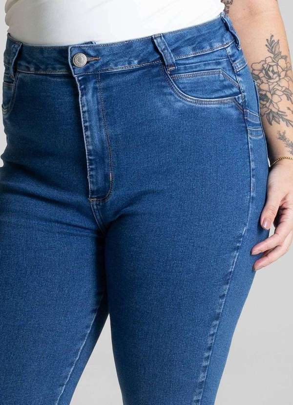 Sawary - Calça Jeans Sawary Plus Size Levanta Bumbum Petit - 280802 Azul 5
