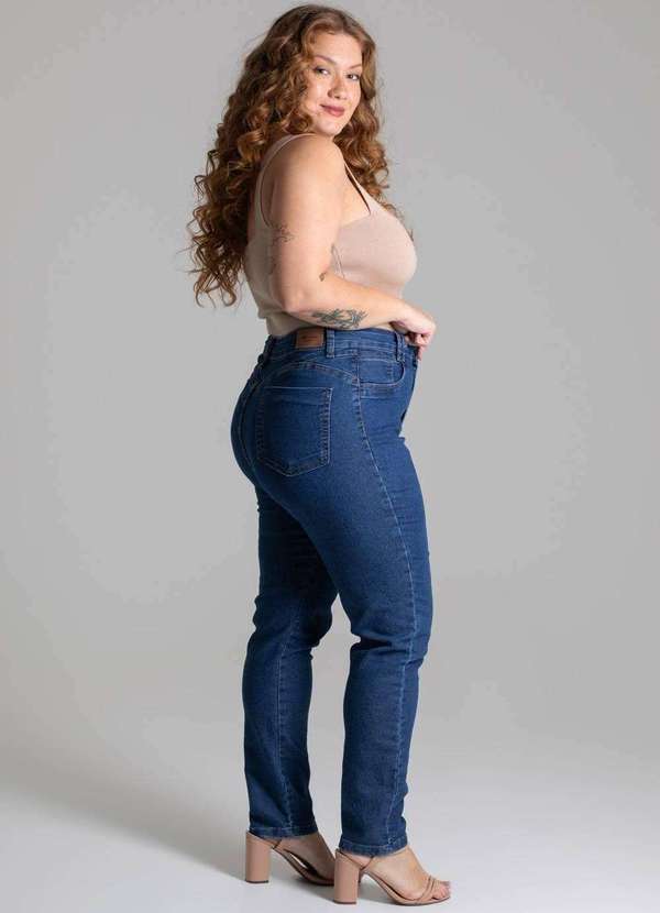 Sawary - Calça Jeans Sawary Plus Size Mom - 277973 Azul 3