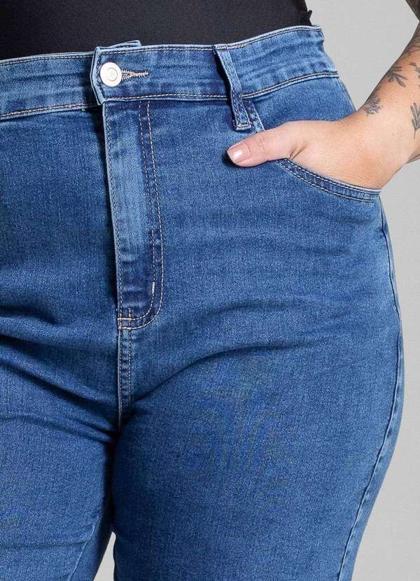 Sawary - Calça Jeans Sawary Plus Size Mom - 282086 Azul 5