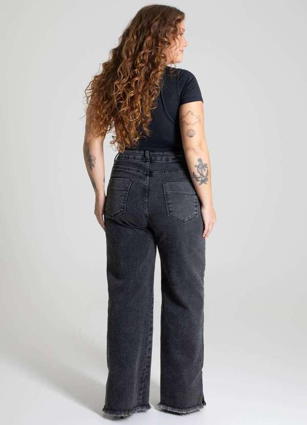 Sawary - Calça Jeans Sawary Plus Size Petit - 280119 Cinza 4