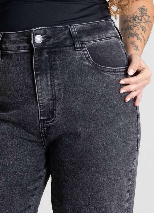 Sawary - Calça Jeans Sawary Plus Size Petit - 280119 Cinza 3