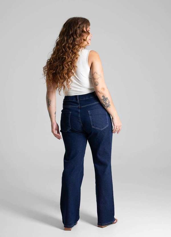 Sawary - Calça Jeans Sawary Plus Size Petit - 280934 Azul 4